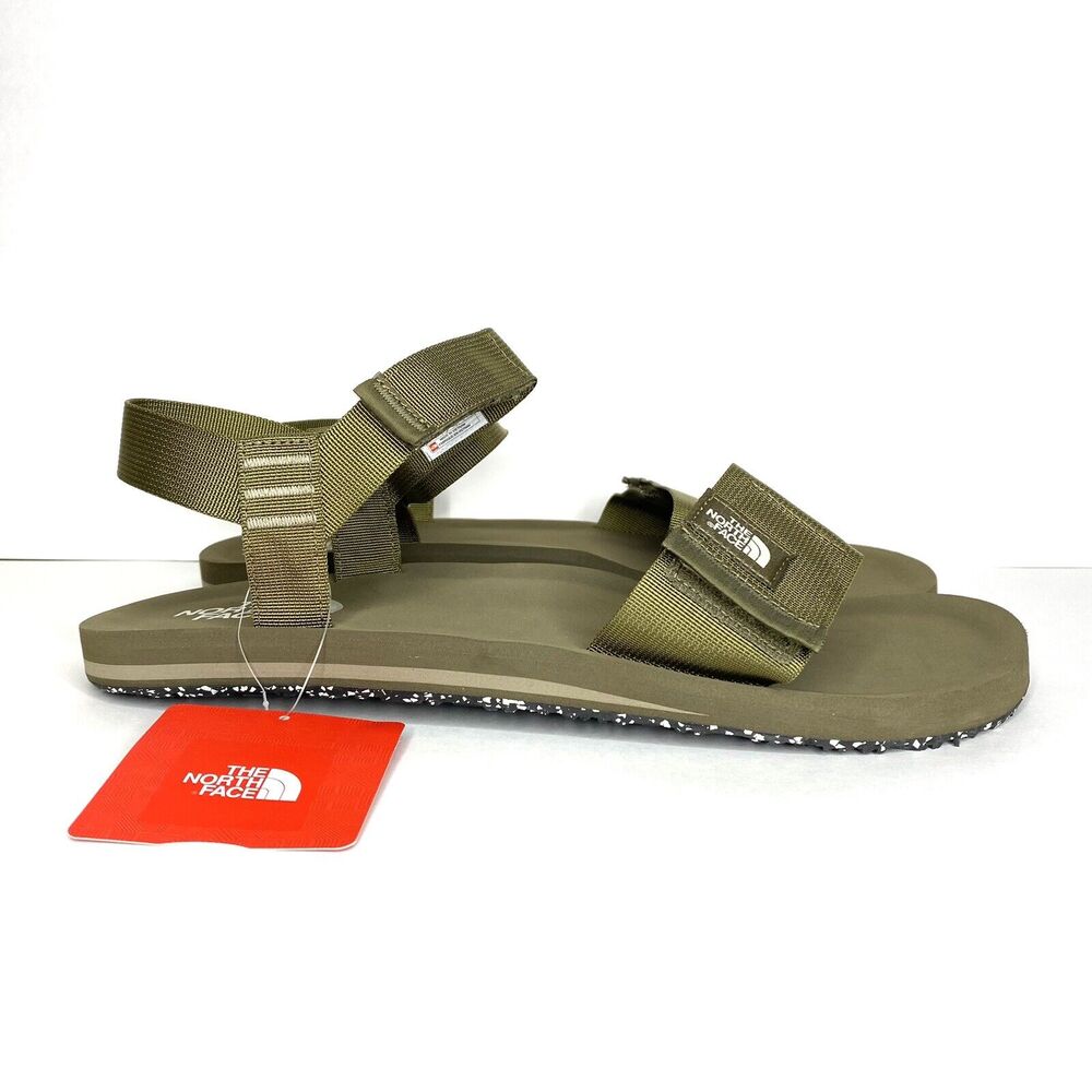 NEW The North Face Skeena Sandals‎ Olive Green Adjustable Straps Men's Size 14 - Picture 2 of 7